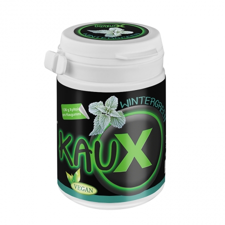 KauX Wintergreen Xylit Kaugummi mit Xylitol 40 Stück